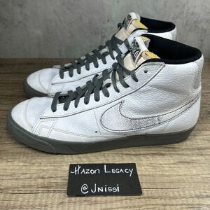 Nike~Men’s~Blazer '77 Mid 50 Years of Hip-Hop White/Grey/Black Sneakers~Size 12